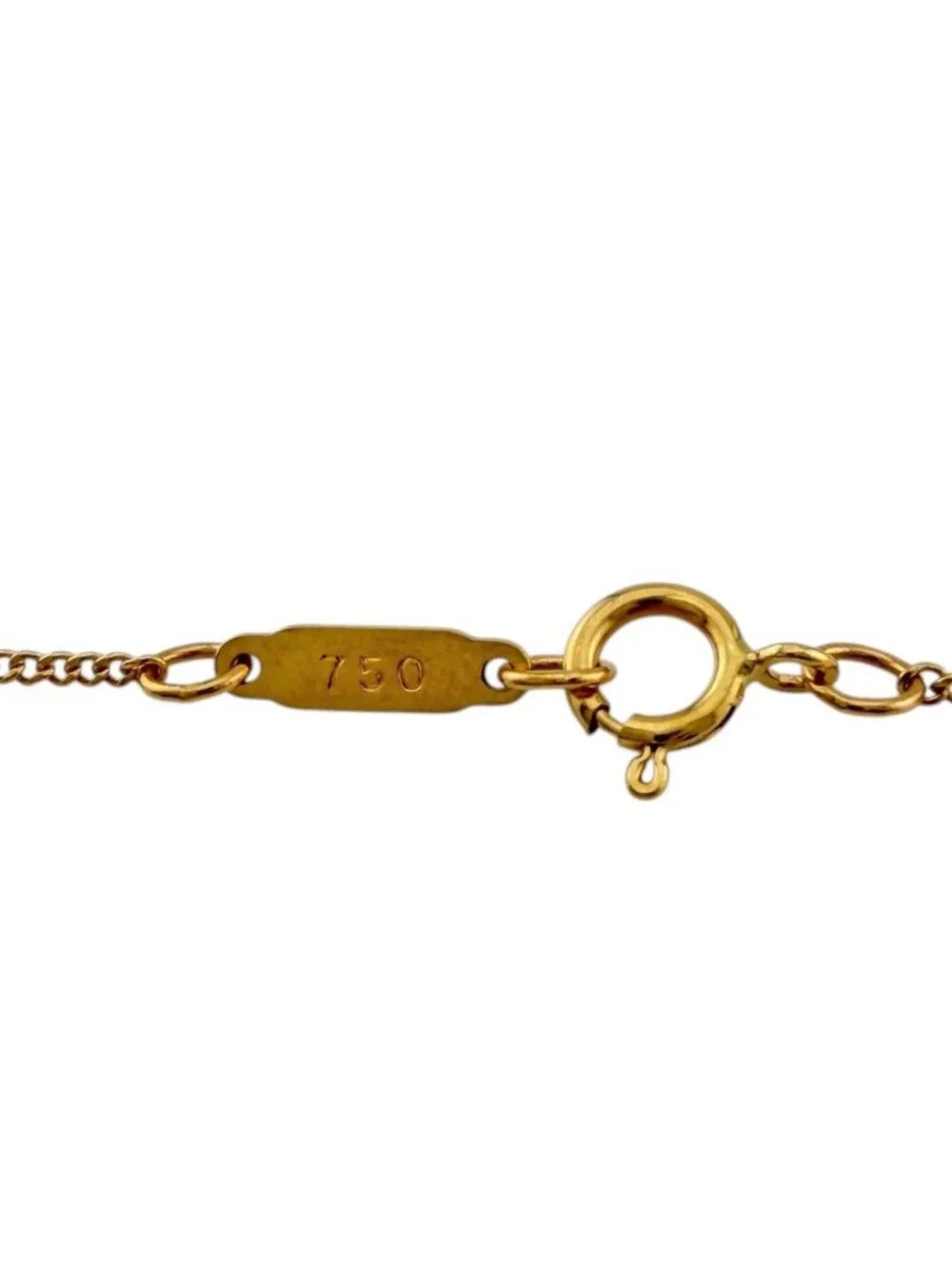 Tiffany & Co Triple Circle Necklace 18k Yellow Gold Ruby